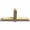 Ekena Millwork Eugene Rough Sawn Timber Gable Bracket, Douglas Fir, 60"W x 30"H x 6"D x 6"F, 12/12 Pitch GBW060X30X0606EUG00RDF - alternate 4